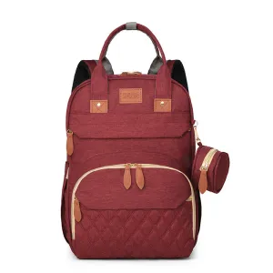 2025 explosive backpack, multi-functional mommy bag, advanced sense mother and baby bed bag, travel large-capacity thermal insulation backpack