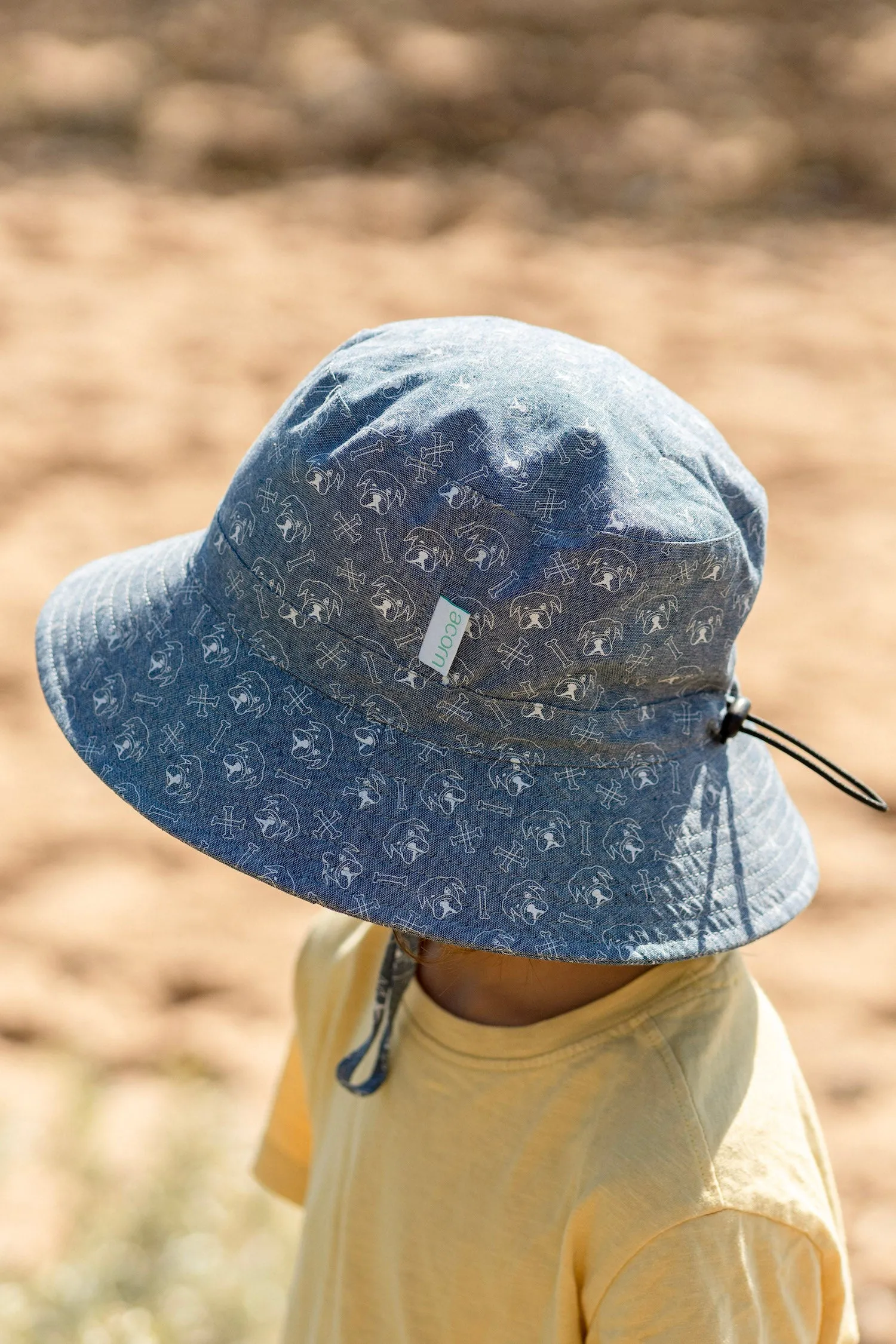 Acorn Wide Brim Bucket Hat - Bulldog