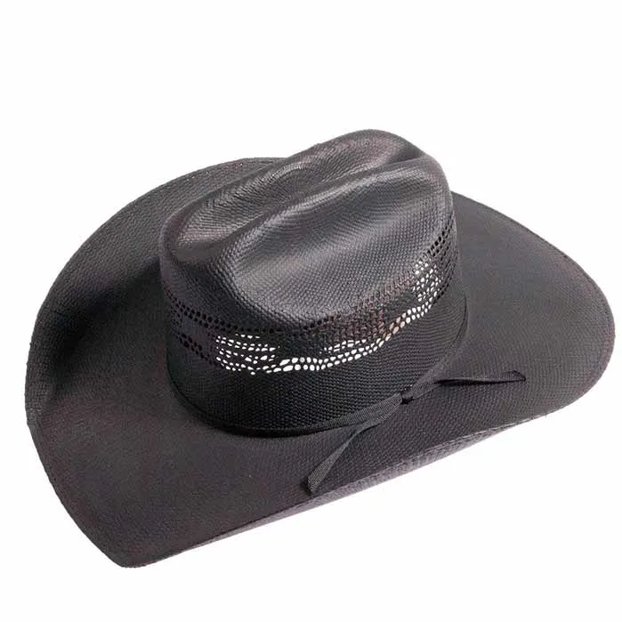 Black Straw Cowboy Hat