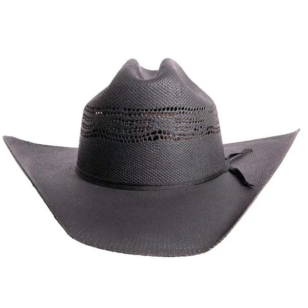Black Straw Cowboy Hat