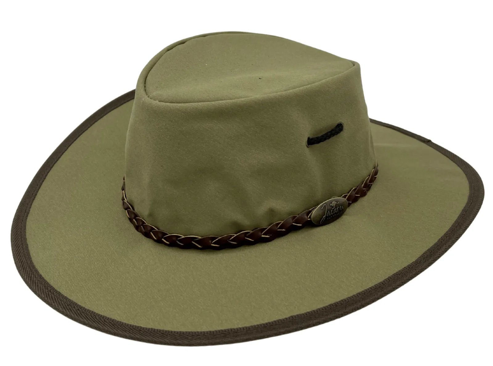 JACARU Full Canvas Parks Explorer Sun Hat Water Resistant Wide Brim Work Toggle