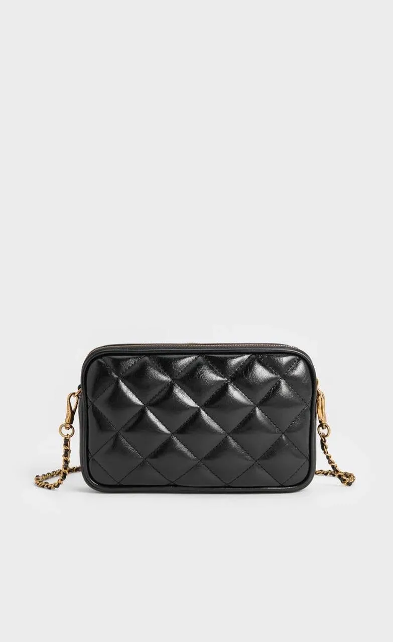 Mini Apfra Quilted Crossbody Bag