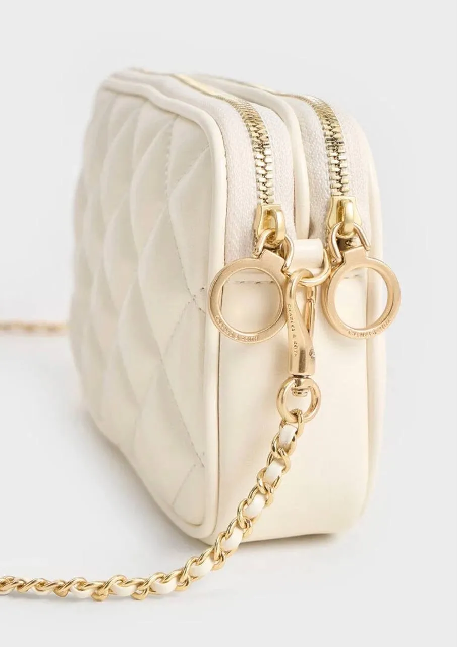 Mini Apfra Quilted Crossbody Bag
