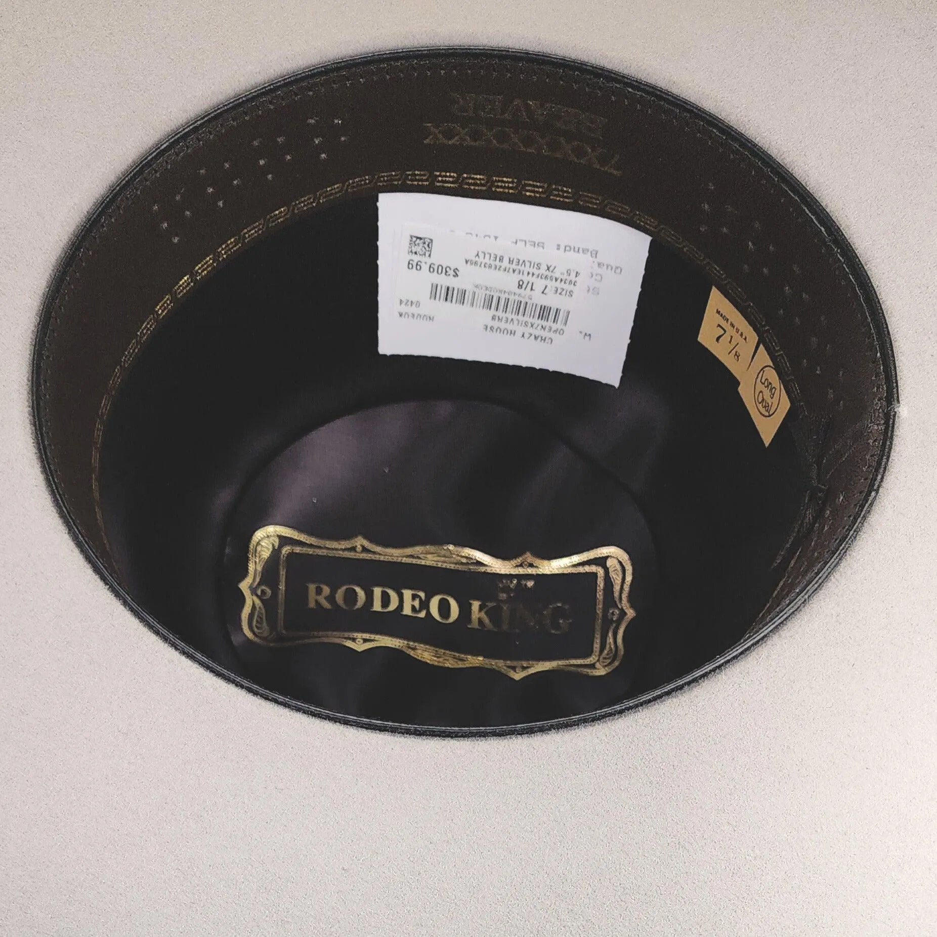 Rodeo King 7X Silver Belly