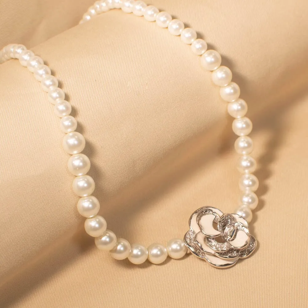 Saraah Pearl Necklace Set