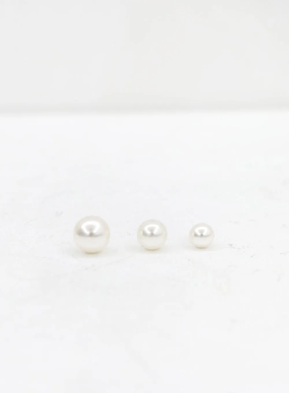 Simple Pearl Earrings Set OU7